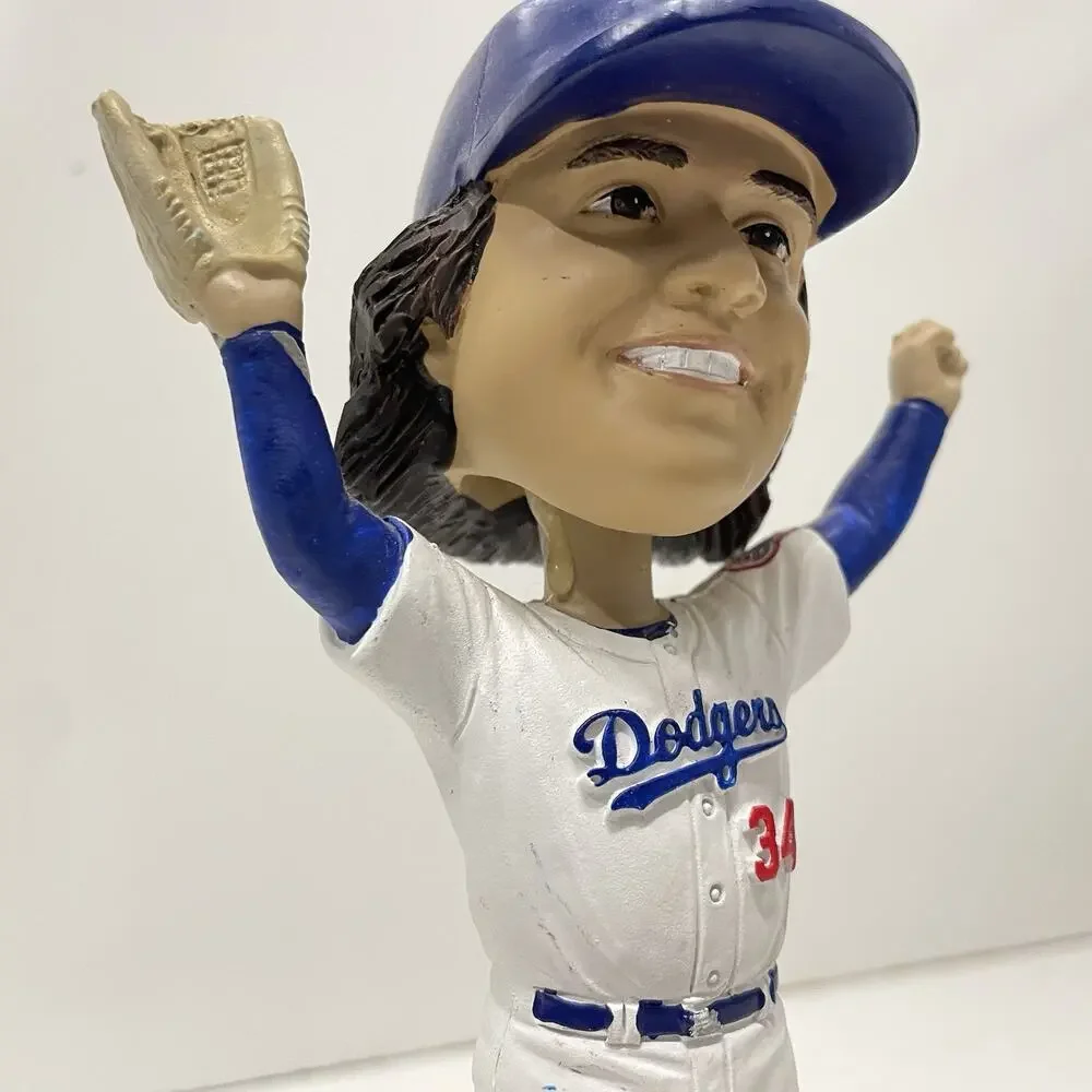 Fernando Valenzuela 2023 Los Angeles Dodgers #34 Bobblehead SGA *Flawed *No box